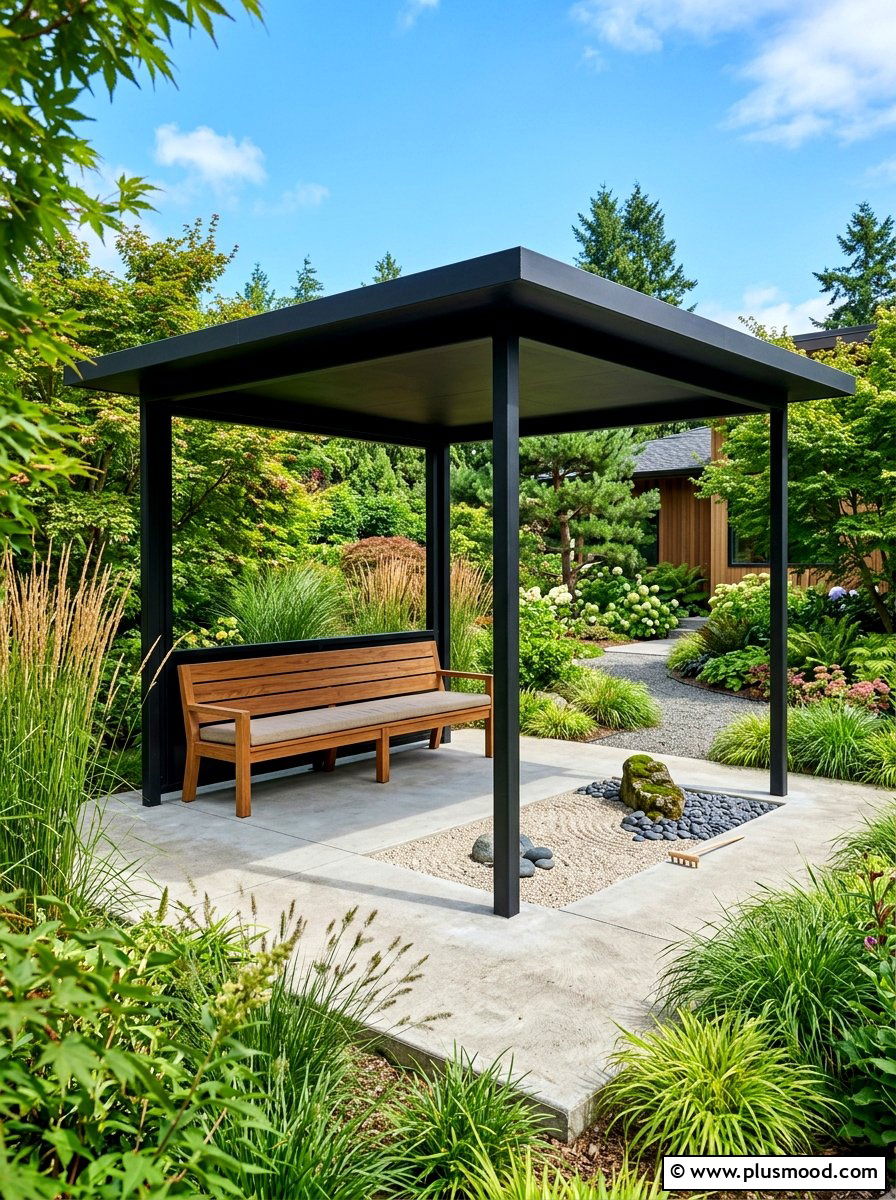 Minimalist Gazebo - 25 summer backyard gazebo ideas