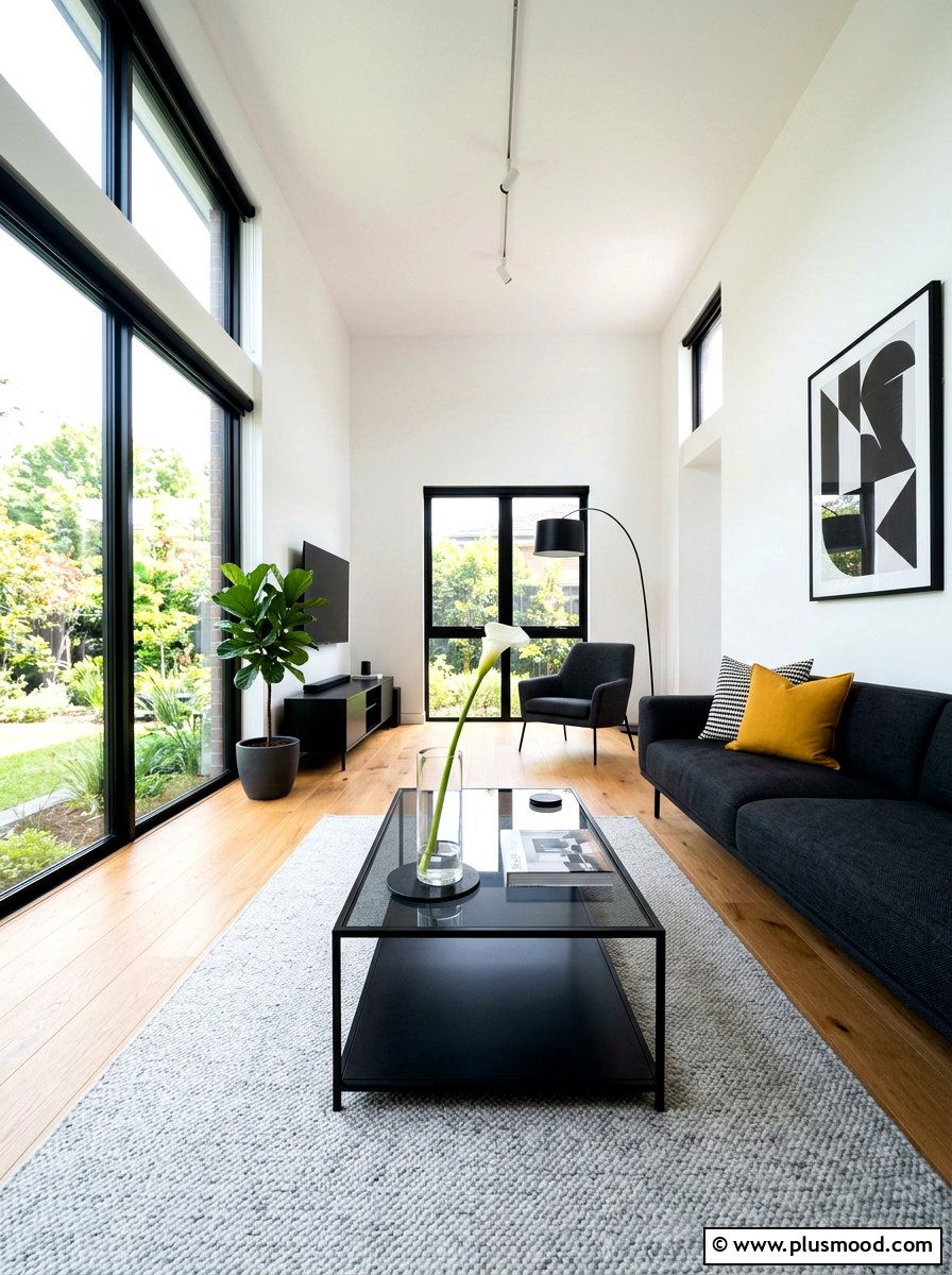 Minimalist Glass Cylinder - 25 summer coffee table decor ideas