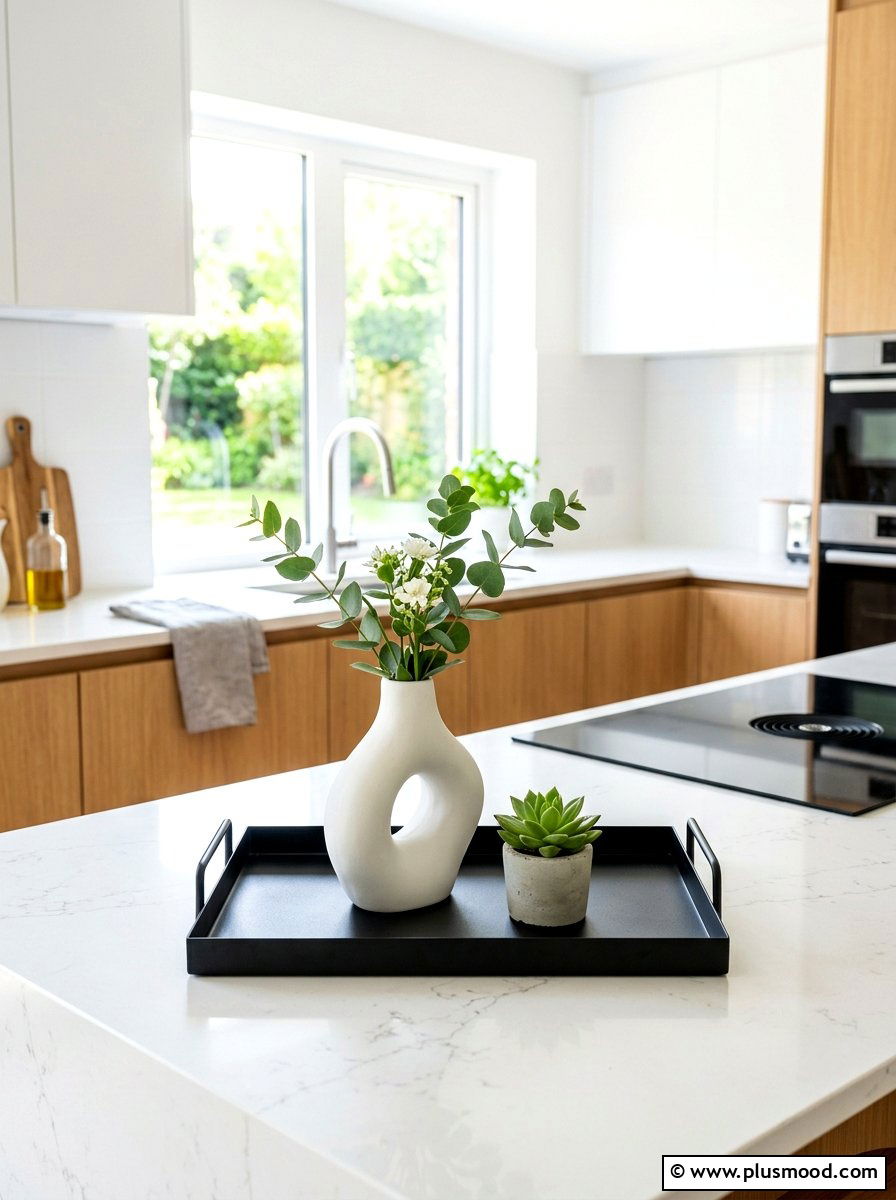 Minimalist Kitchen Tray - 25 summer kitchen tray decor ideas