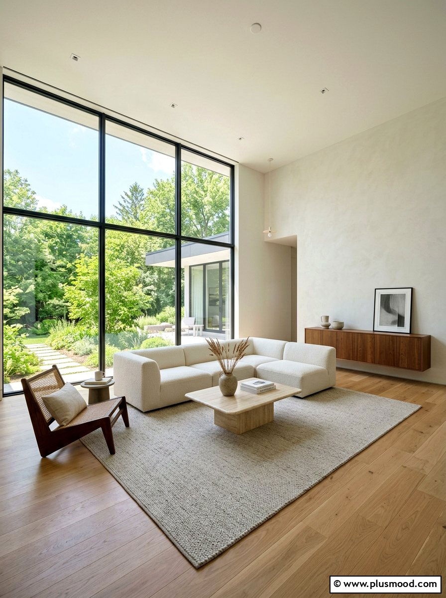 Minimalist Living Room - 25 neutral summer living room ideas
