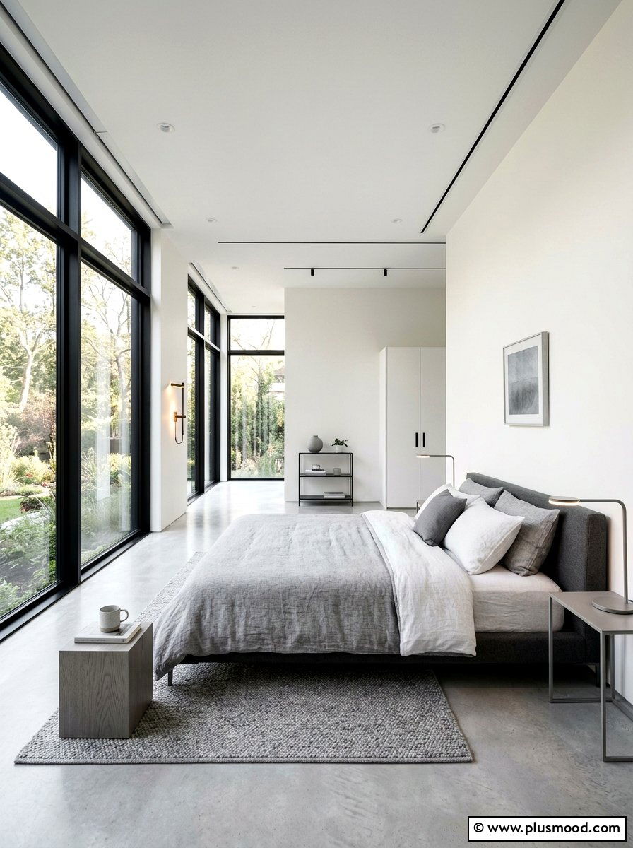 Minimalist Modern Space - 25 simple summer bedroom ideas