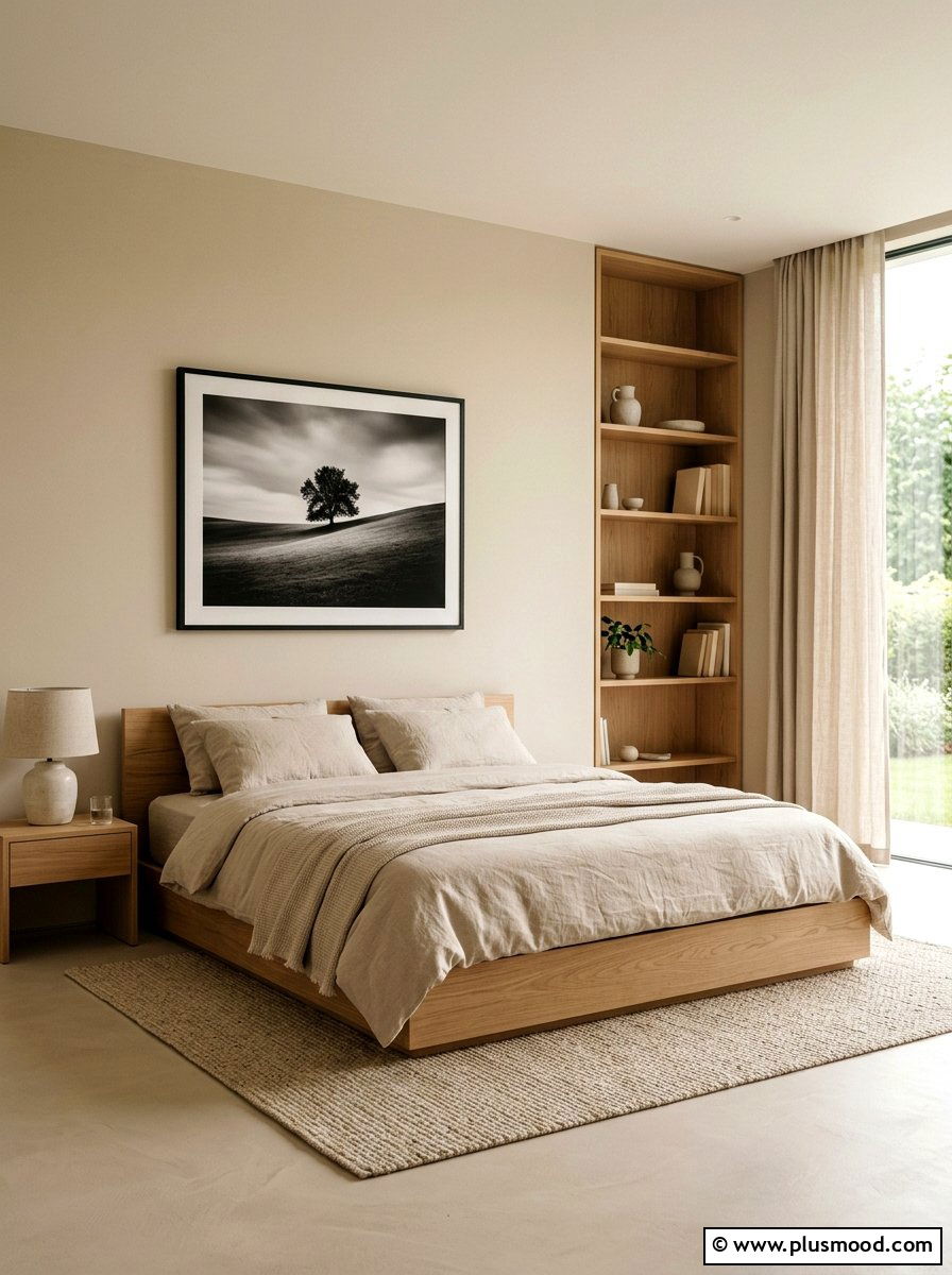 Minimalist Neutral Bedding - 25 summer bedding ideas