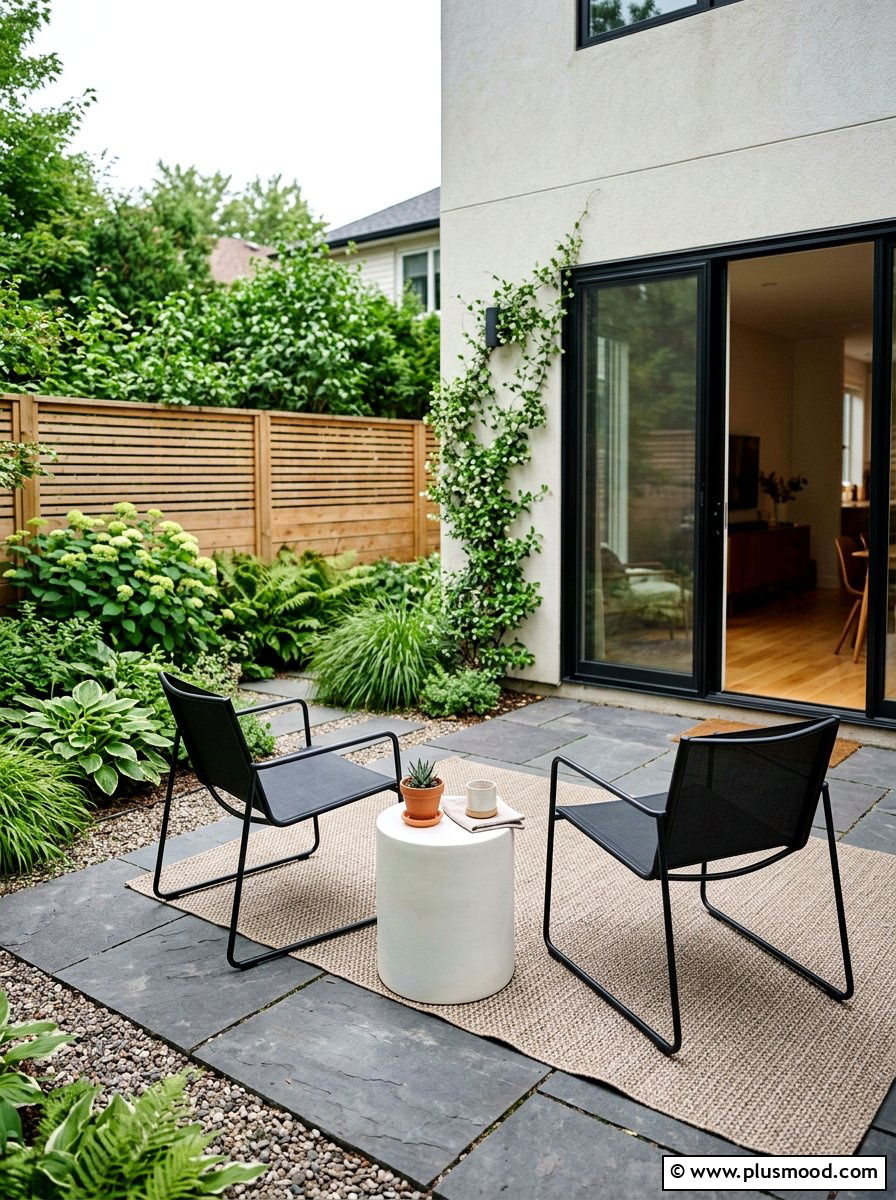Minimalist Outdoor Furniture - 25 small backyard ideas for apartments