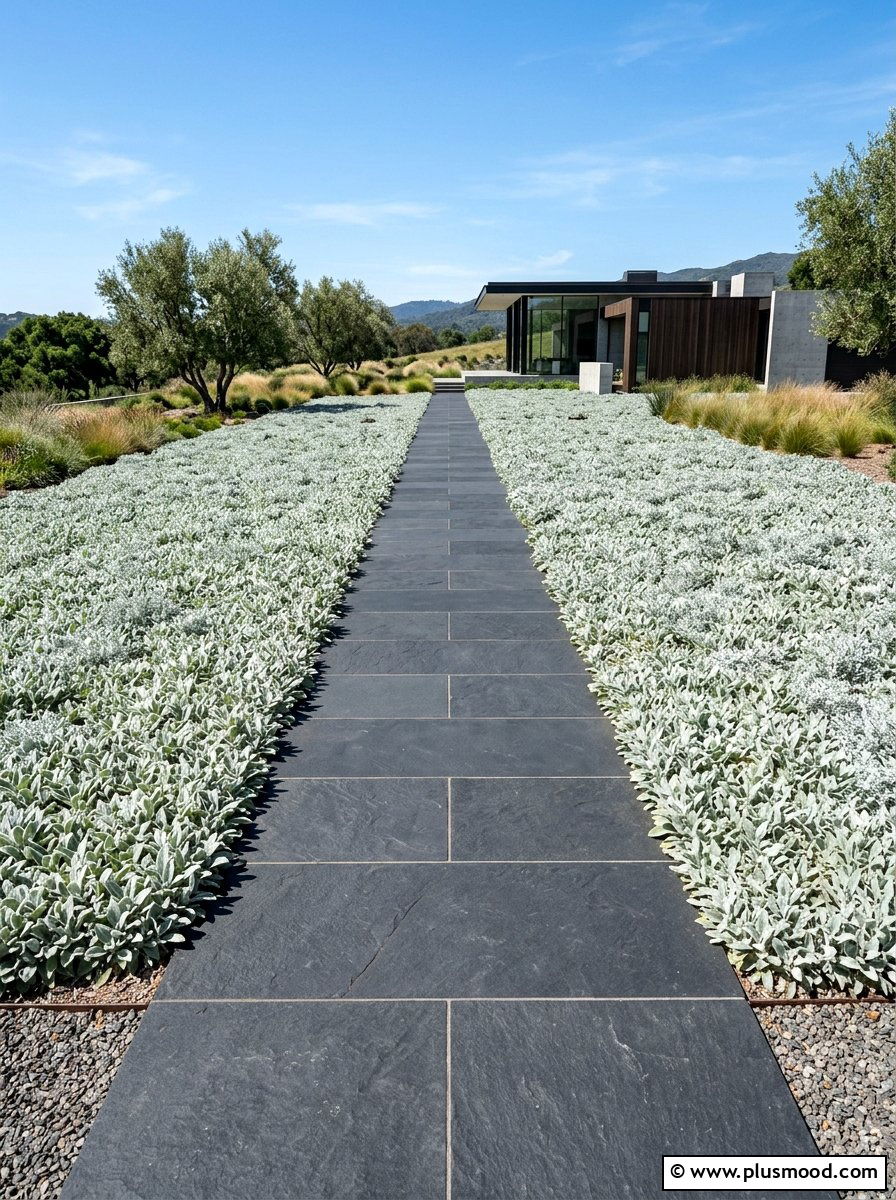 Minimalist Pathway - 25 small backyard ideas with stepping stones