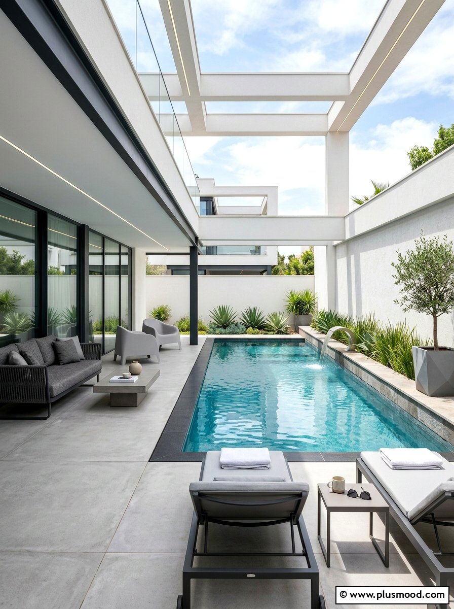 Minimalist Pool Setup - 25 summer pool party setup ideas