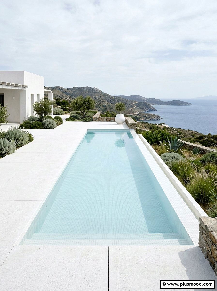 Minimalist Pool - 25 small backyard ideas with pool