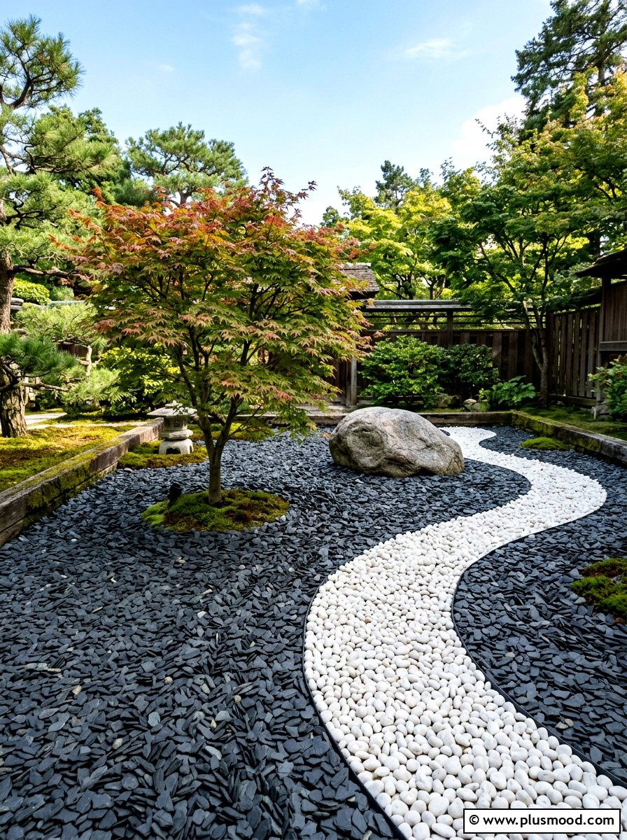 Minimalist Rock Garden - 25 small backyard ideas for contemporary homes