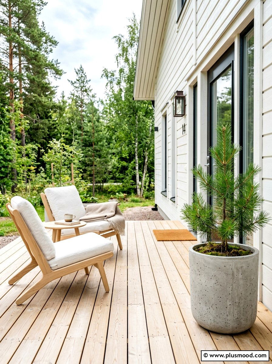 Minimalist Scandinavian Front Porch - 25 fresh summer front porch ideas
