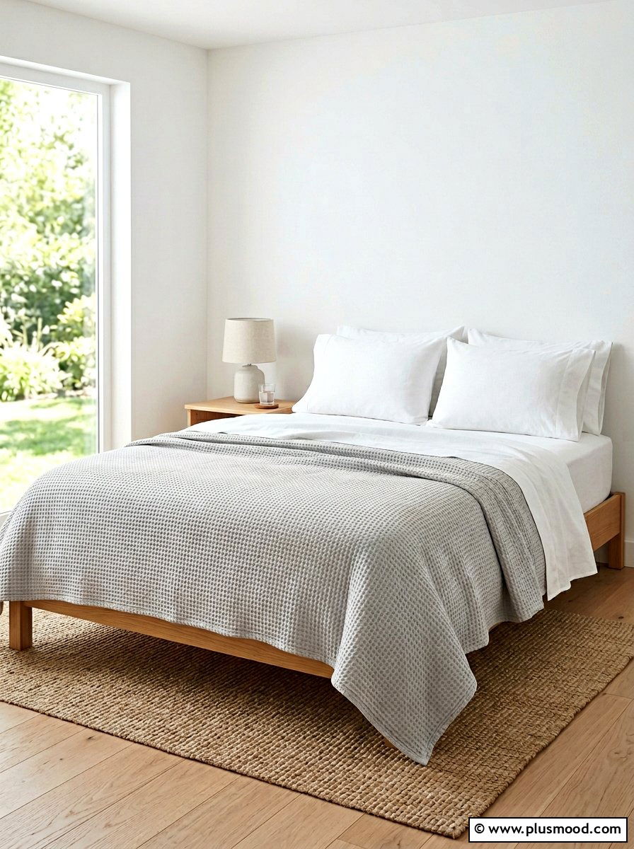 Minimalist Summer Bedding - 25 cozy summer home ideas