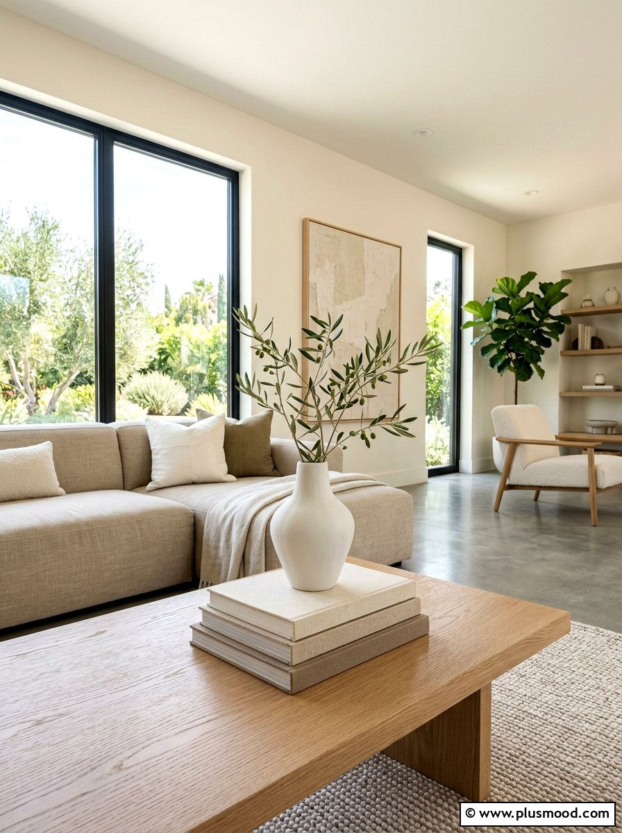 Minimalist Summer Centerpiece - 25 summer centerpiece ideas for living room