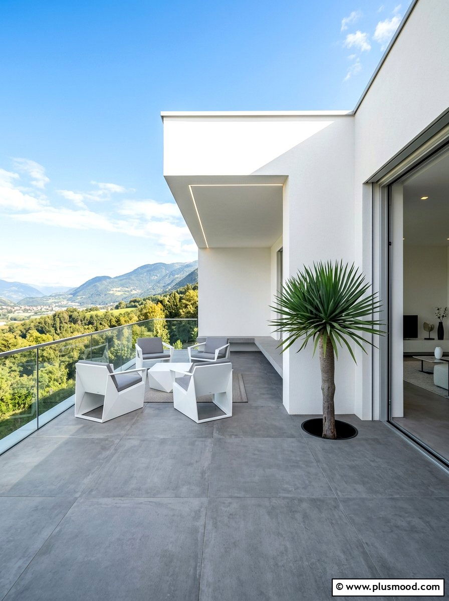 Minimalist Terrace - 25 summer patio decor ideas