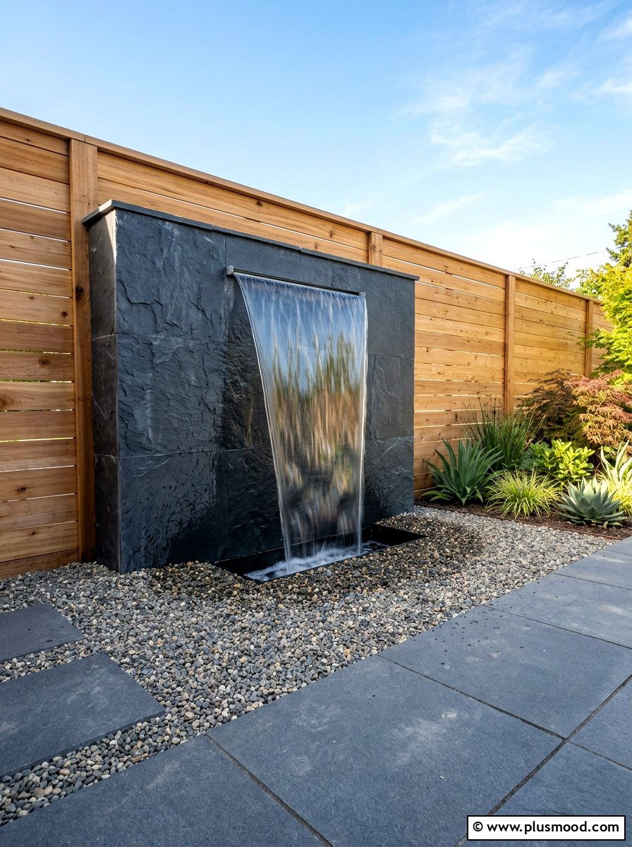 Minimalist Wall Fountain