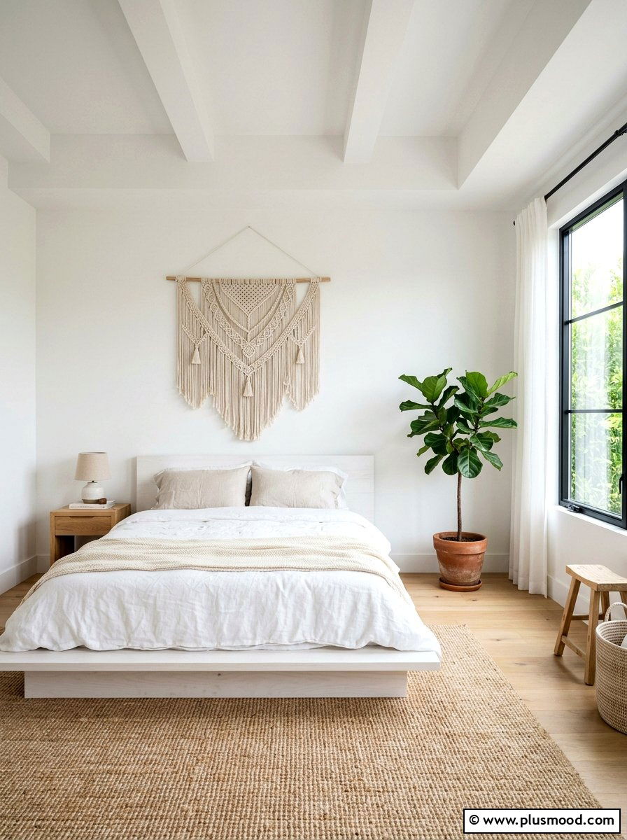 Minimalist boho bedroom - 25 boho summer bedroom ideas