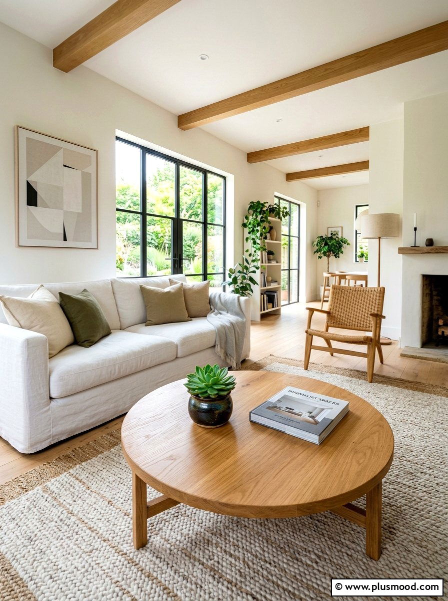 Minimalist coffee table styling - 25 summer living room styling ideas