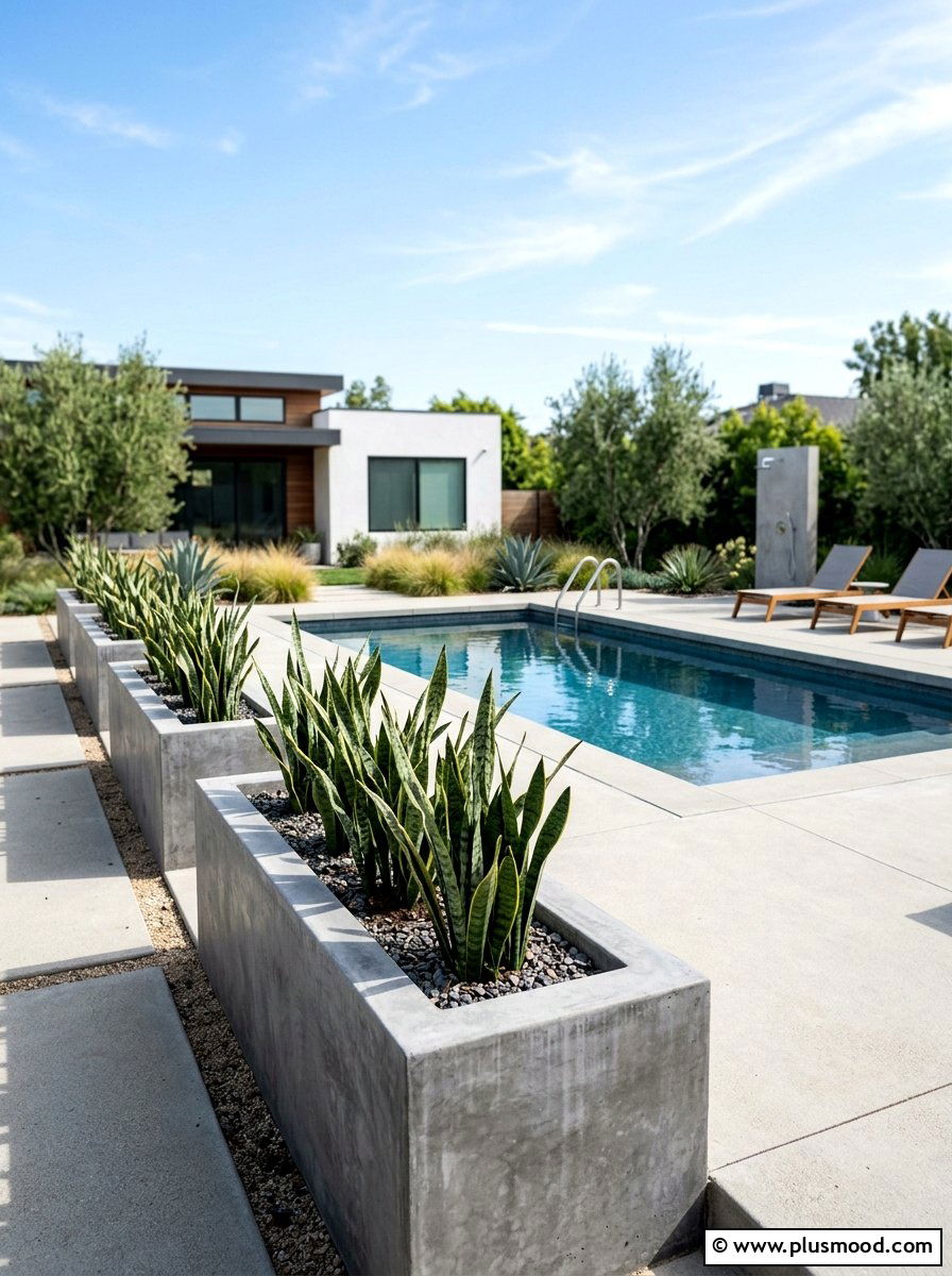 25 Pool Landscaping Ideas With Flower Beds for Colorful Pools