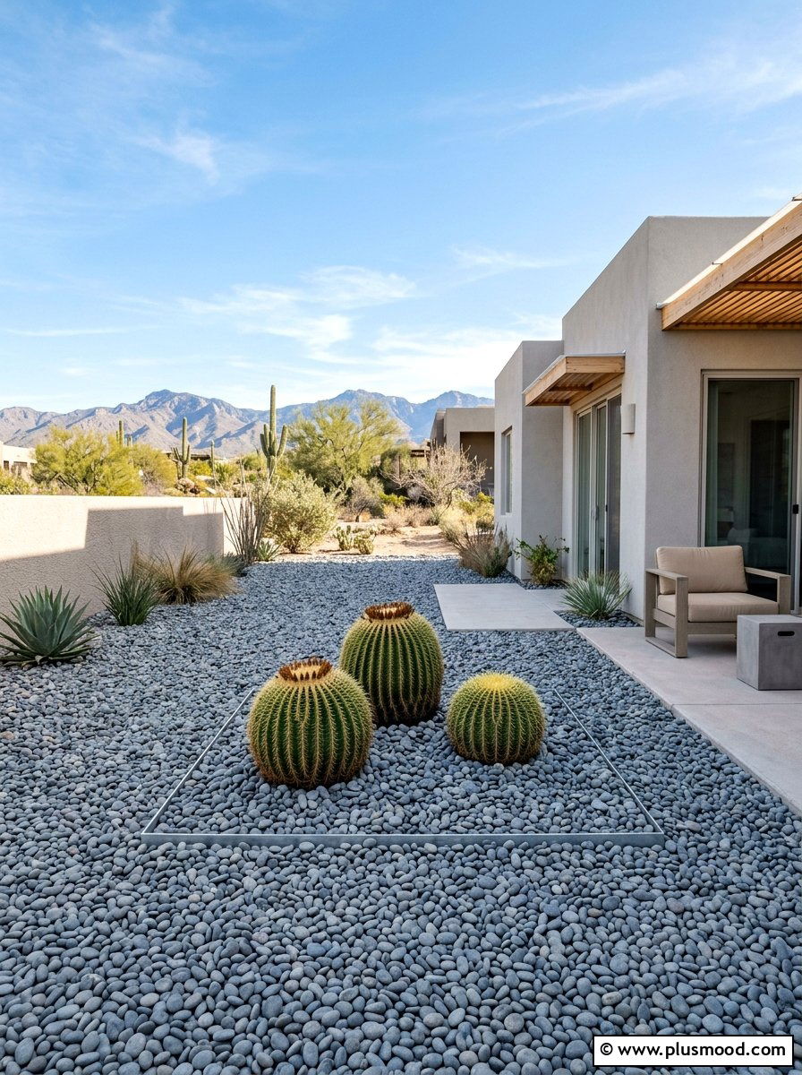 Minimalist desert backyard - 25 summer desert landscaping ideas