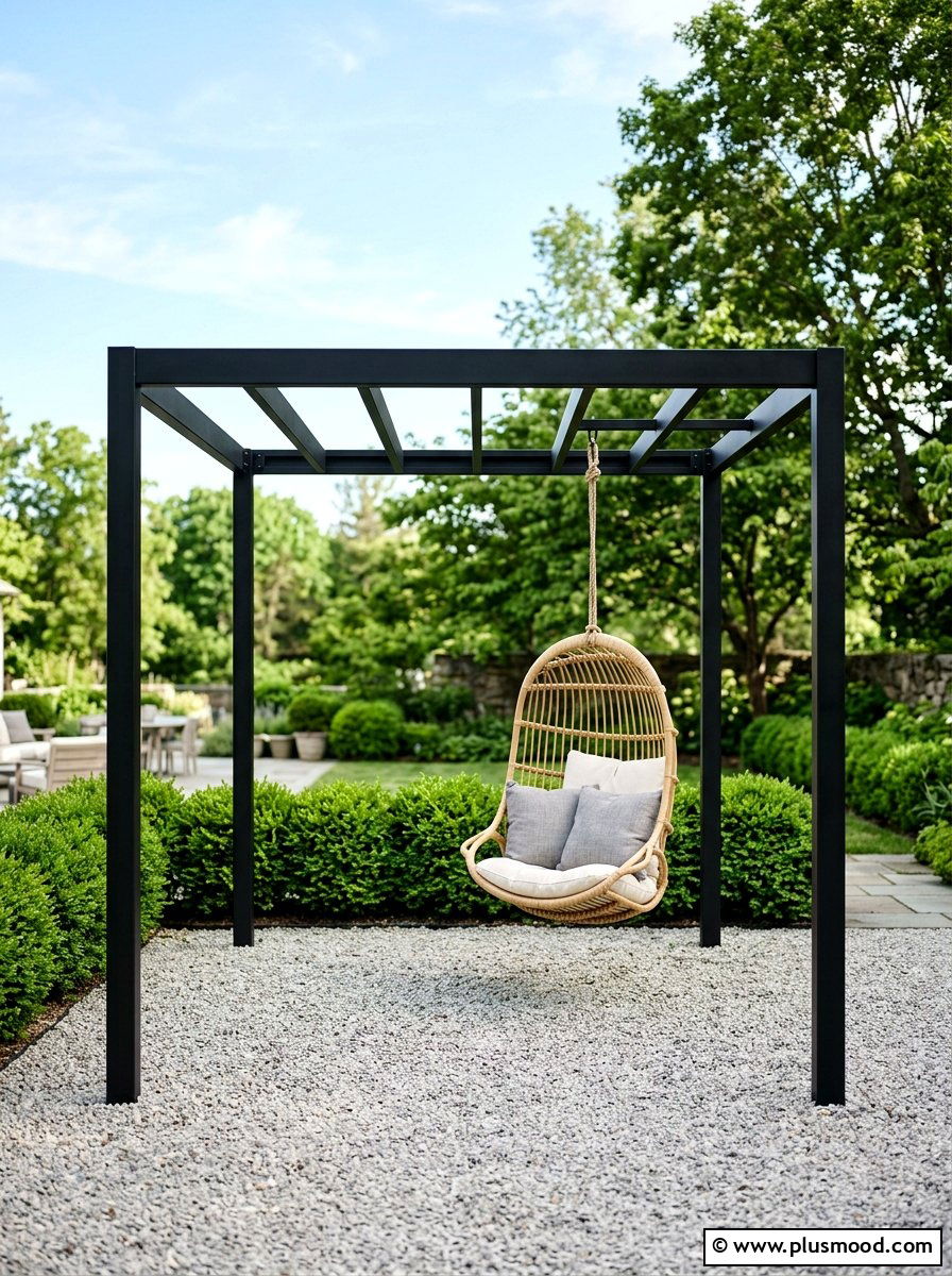 Minimalist gazebo frame - 25 small backyard ideas with gazebo