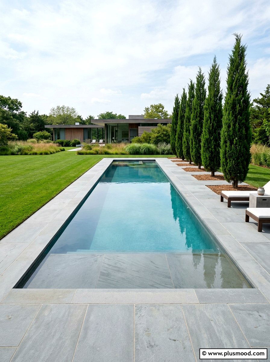 Minimalist pool landscape architecture - 25 pool landscaping ideas for saltwater pools