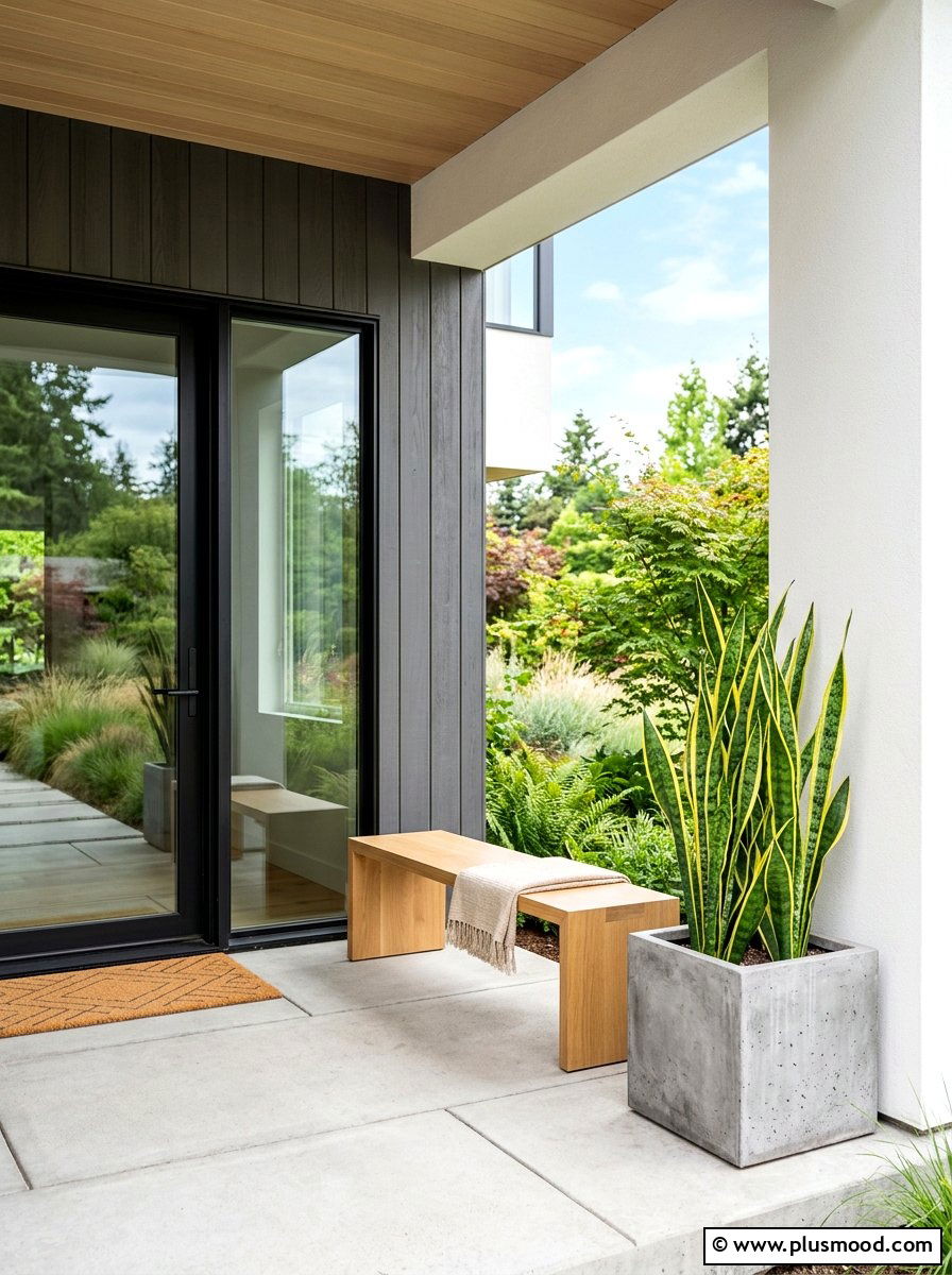 Minimalist porch - 25 best summer front porch decor ideas