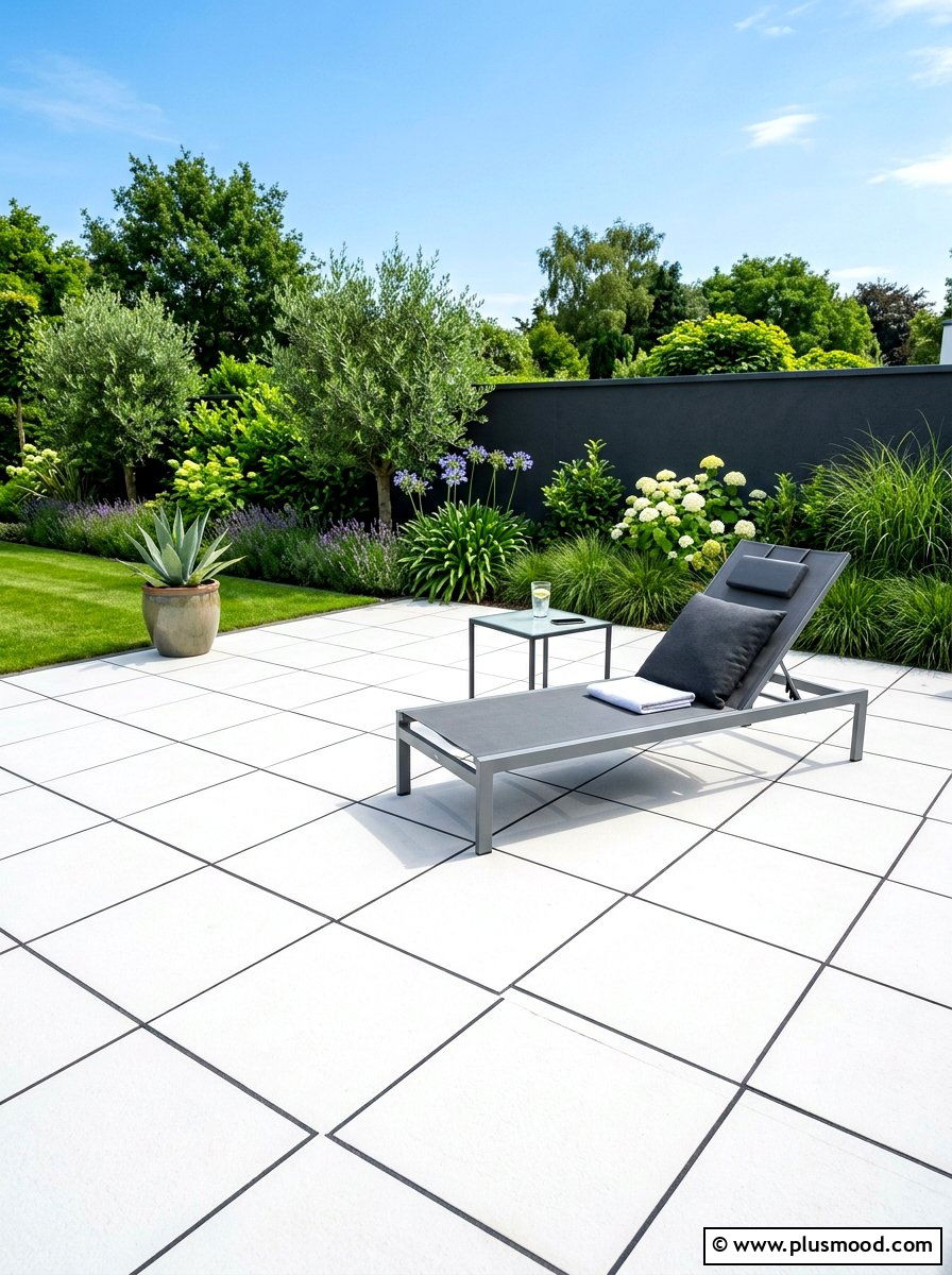 Minimalist square paver patio - 25 summer paver patio ideas