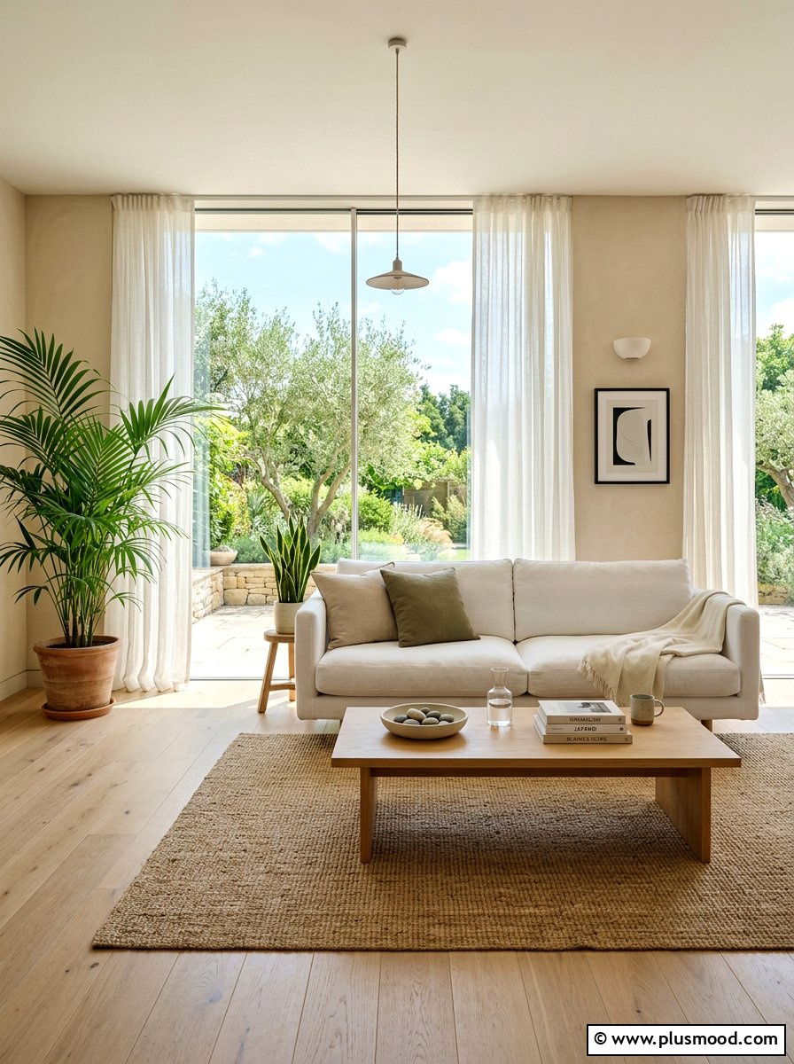 Minimalist summer living room - 25 summer decor ideas without clutter