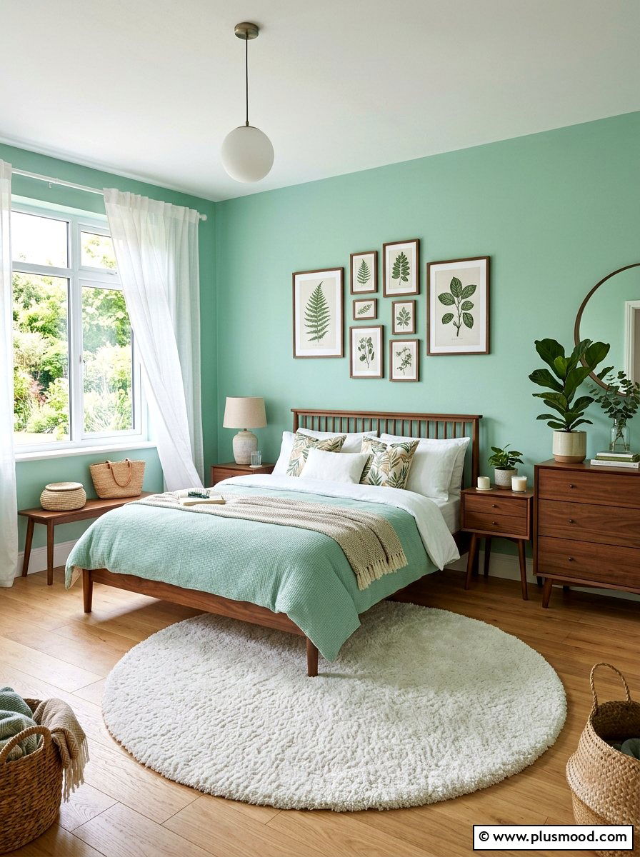 Mint Green Bedroom - 25 summer bedroom color ideas