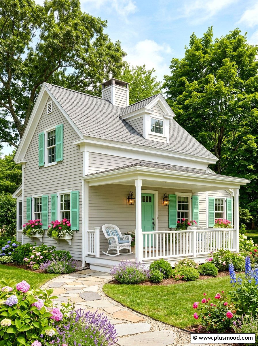 Mint Green Shutters For Summer - 25 summer shutters color ideas