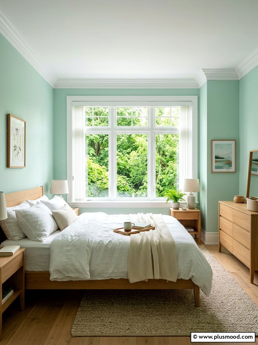 Mint Green Walls - 25 beautiful summer home decor ideas