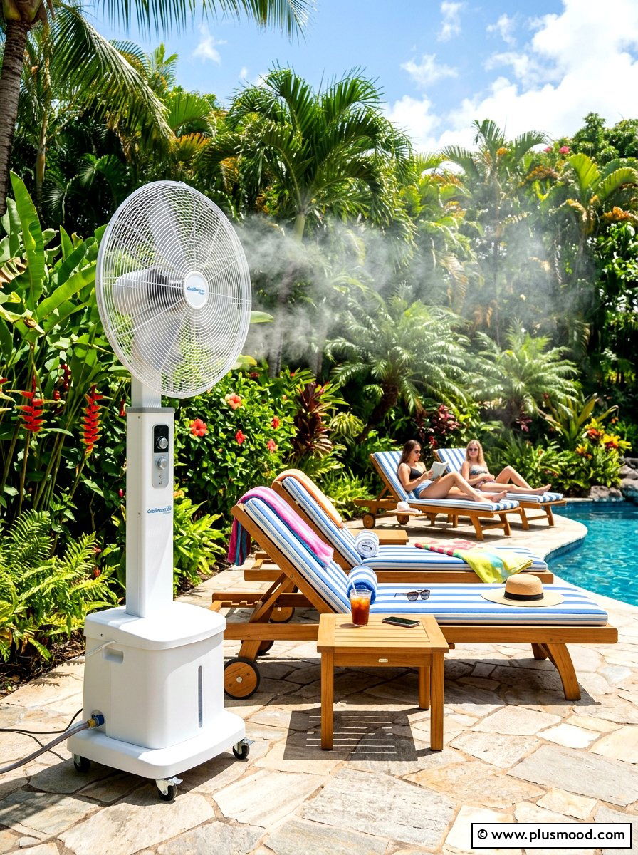 Misting Fan - 25 summer hosting essentials ideas