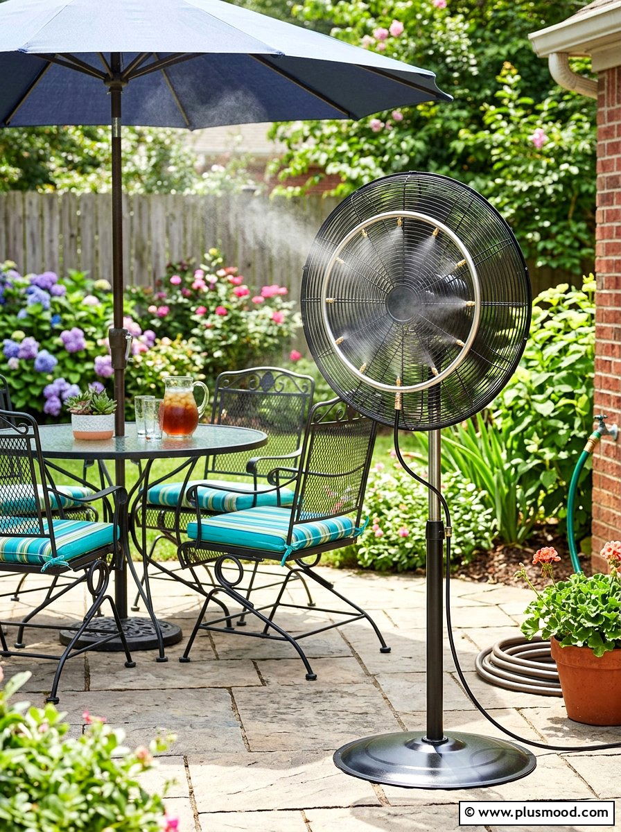 Misting Ring For Fan - 25 summer misting patio ideas