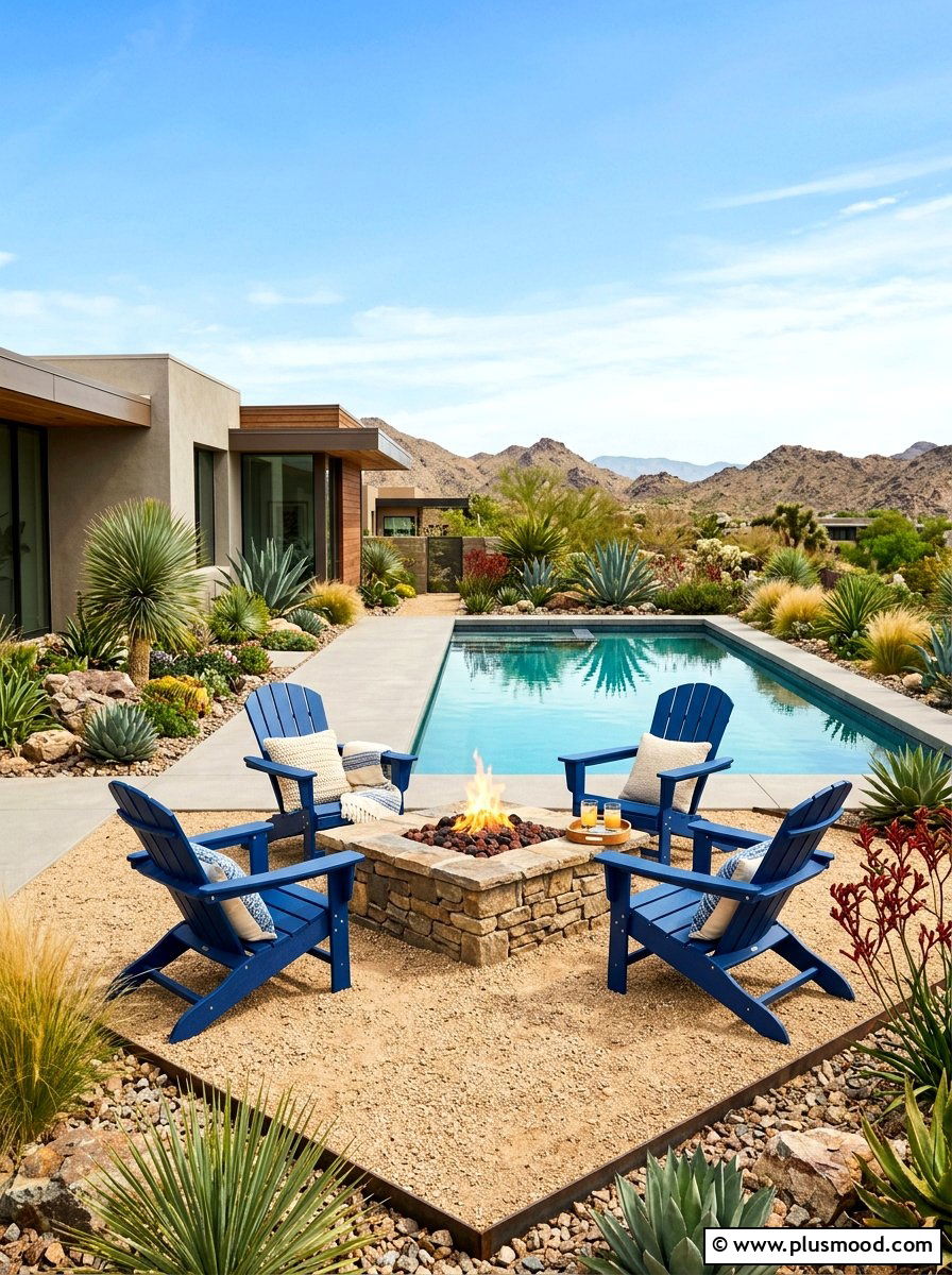 Modern Adirondack Chair - 25 summer poolside seating ideas