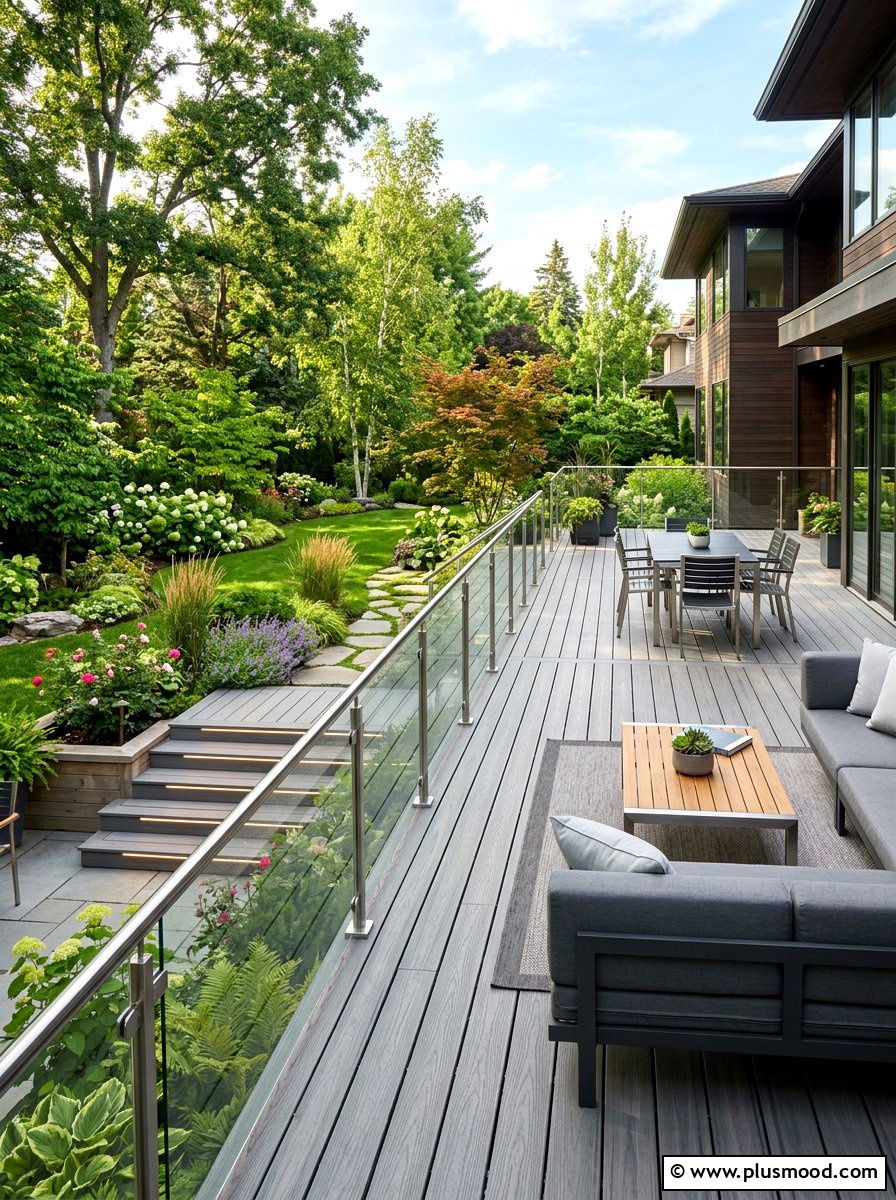 Modern Backyard Deck - 25 popular summer backyard ideas