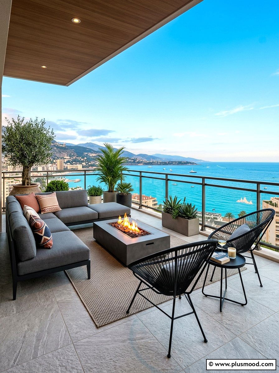Modern Balcony Seating - 25 summer balcony makeover ideas