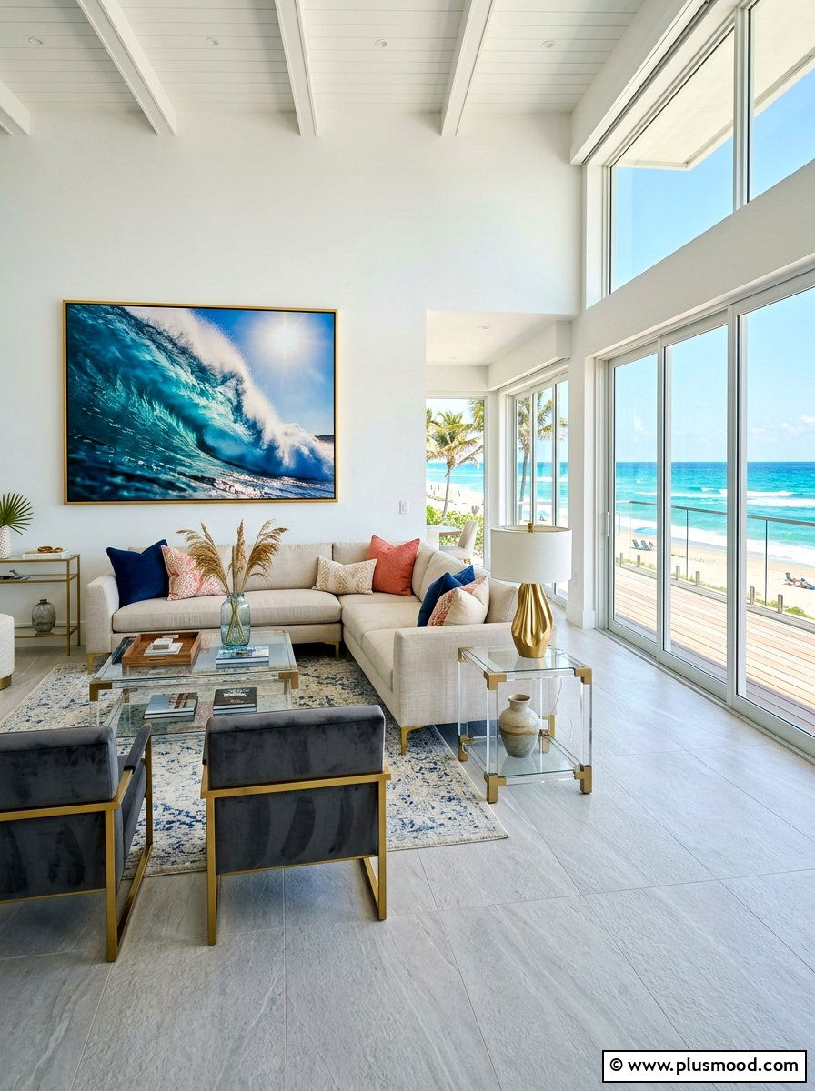 Modern Beach House Interior - 25 summer decor ideas for open concept homes