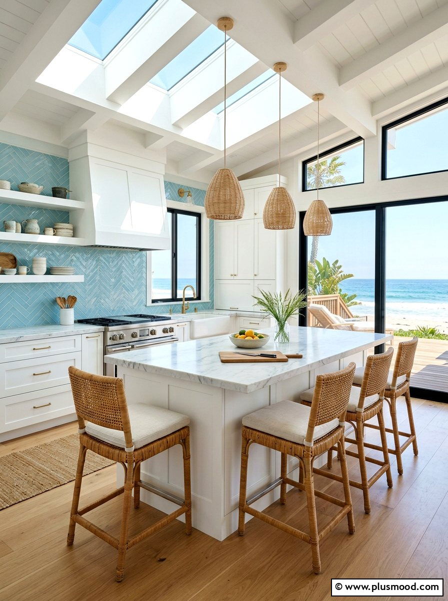 Modern Beach House Kitchen