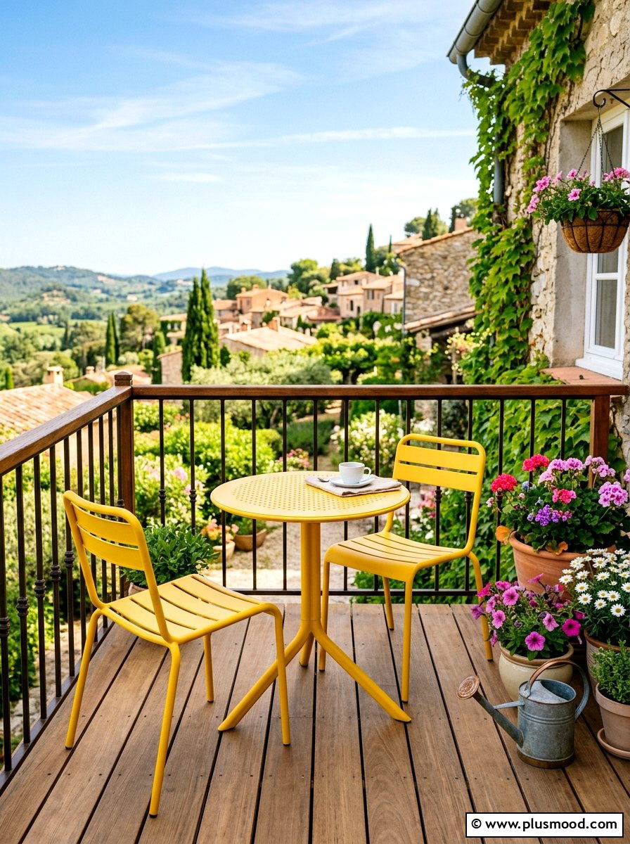 Modern Bistro Set - 25 small backyard ideas for townhomes
