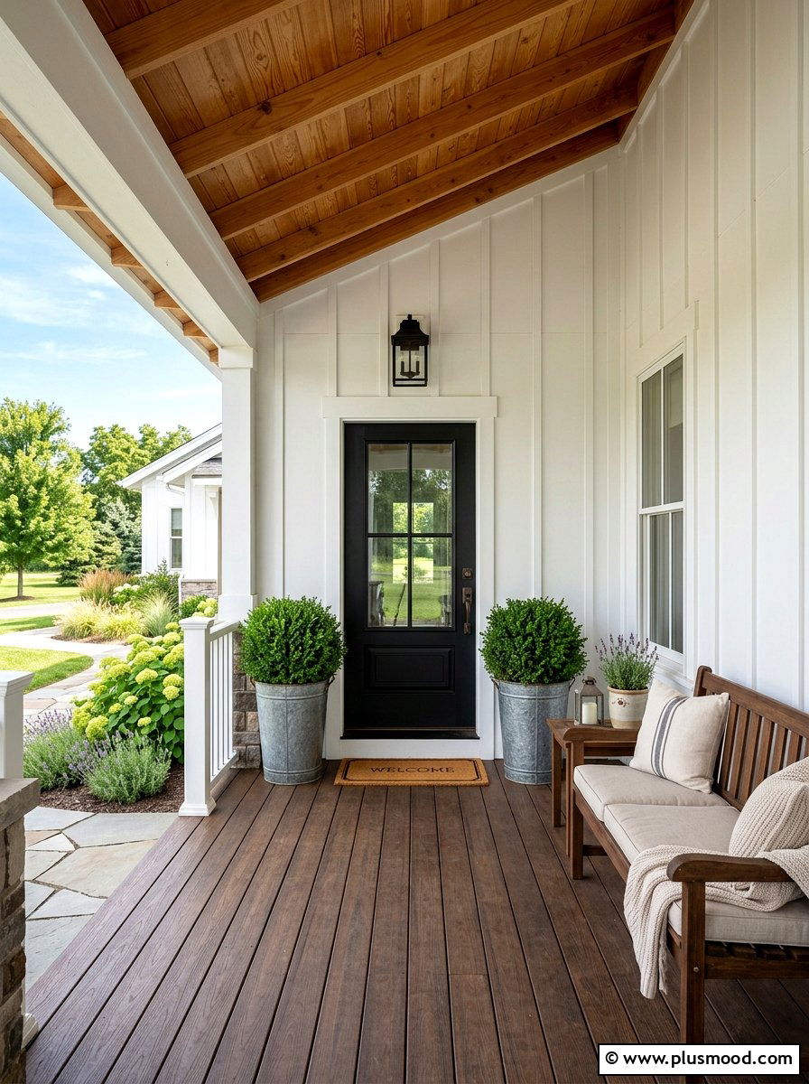 Modern Farmhouse Front Porch - 25 summer front porch decor ideas