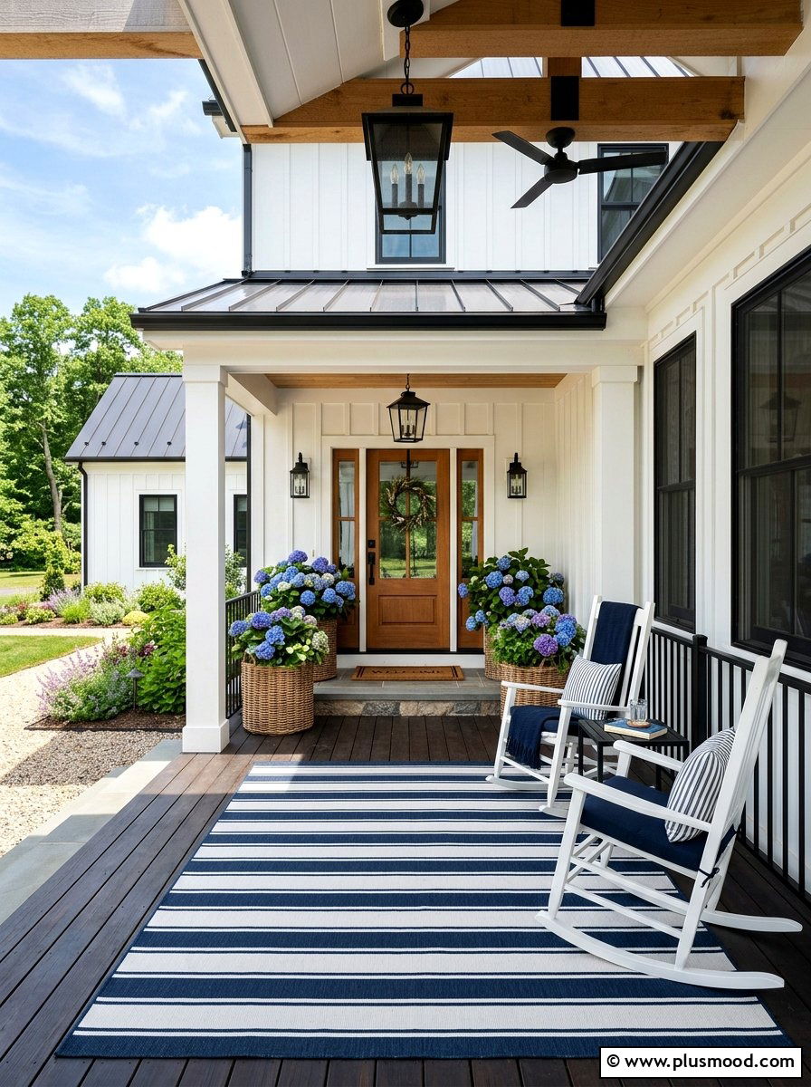 Modern Farmhouse Porch - 25 summer decor ideas for everyday living