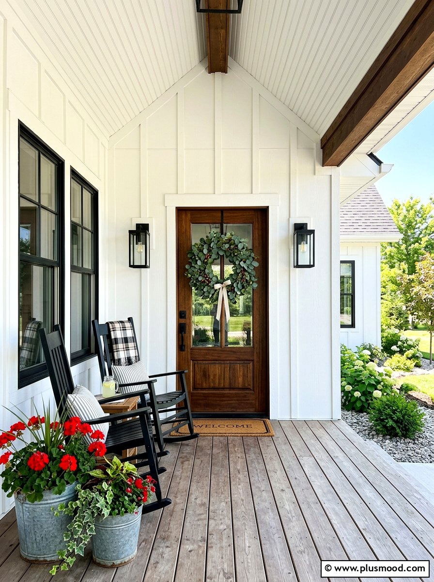 Modern Farmhouse Porch Design - 25 fresh summer front porch ideas