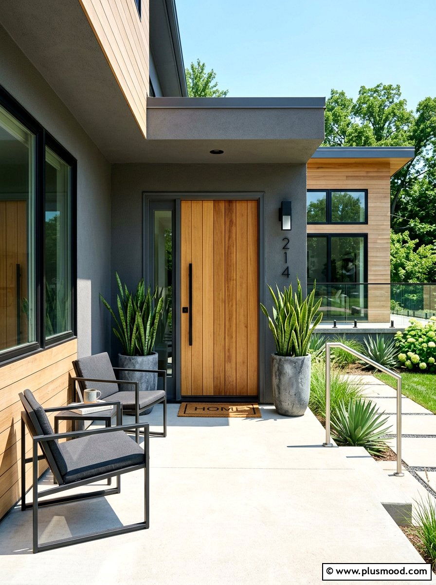 Modern Front Porch - 25 cute summer porch decor ideas