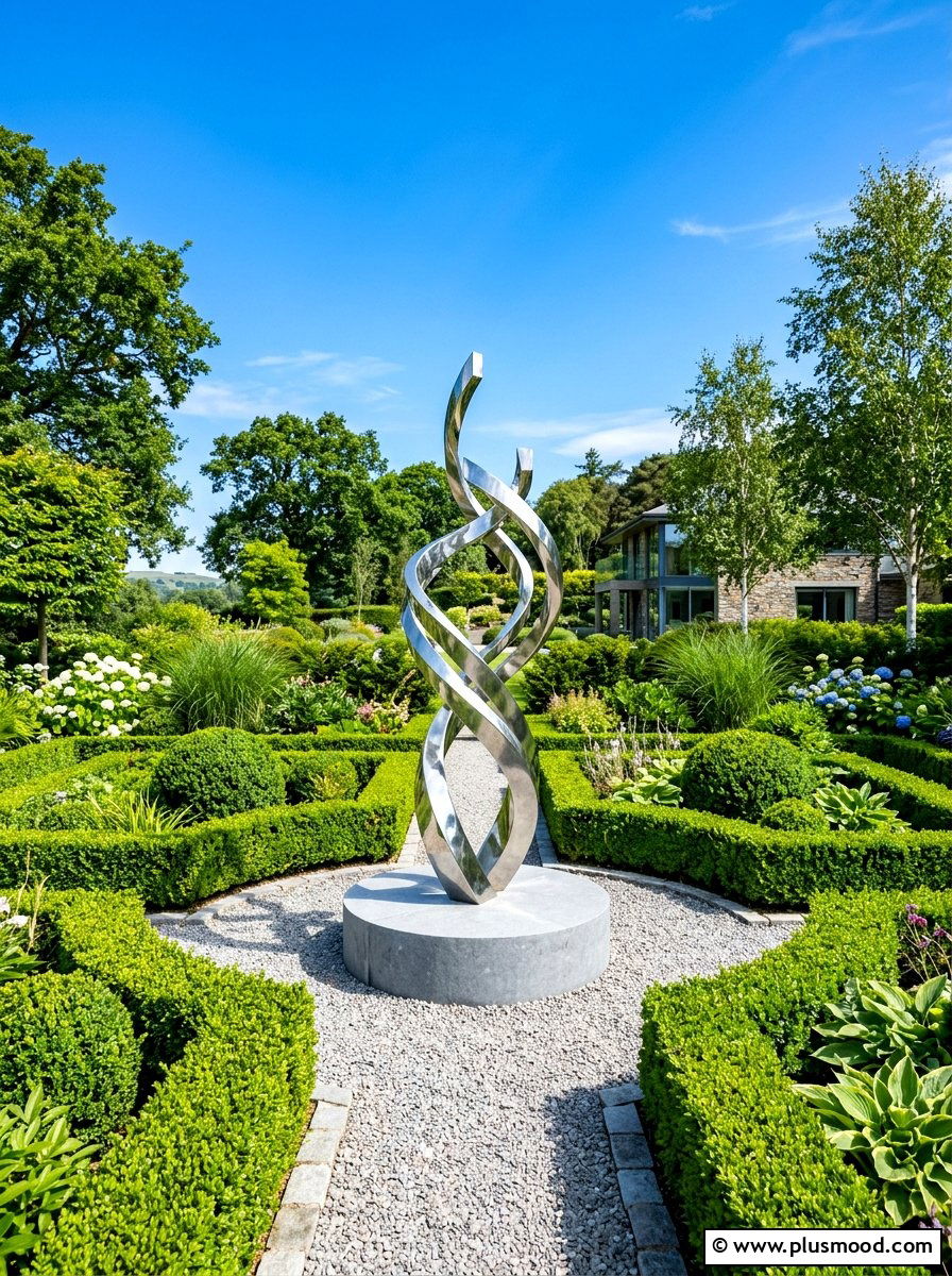 Modern Garden Sculpture - 25 summer landscape refresh ideas
