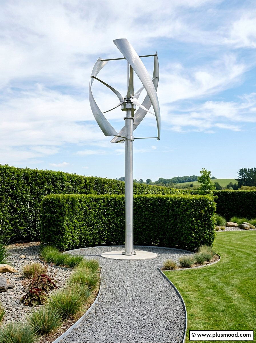 Modern Metal Windmill - 25 outdoor garden decor ideas with windmill