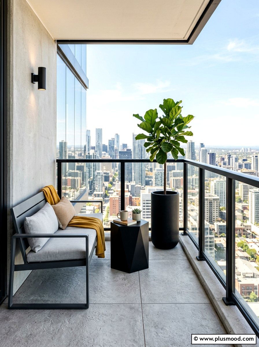 Modern Minimalist Balcony Decor - 25 summer cozy apartment patio ideas