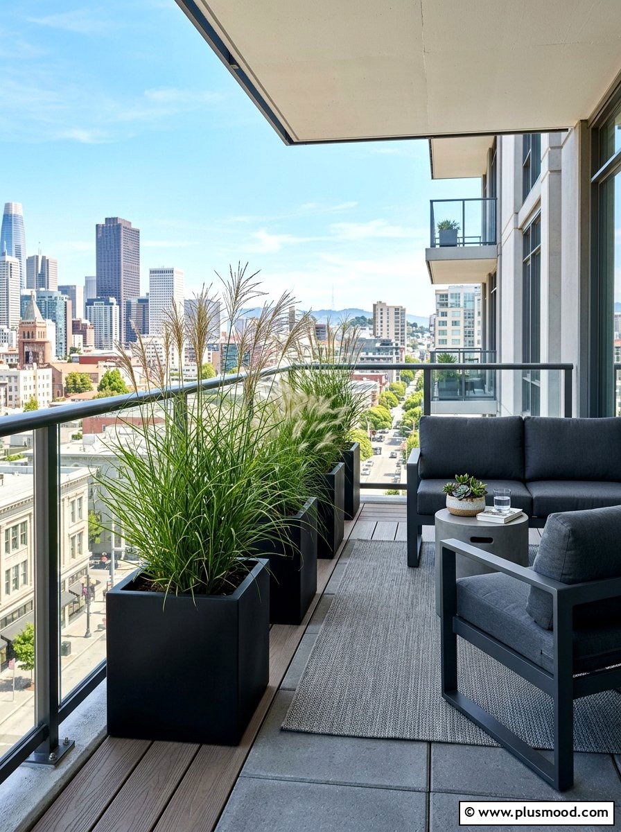 Modern Minimalist Balcony Garden - 25 summer balcony garden ideas