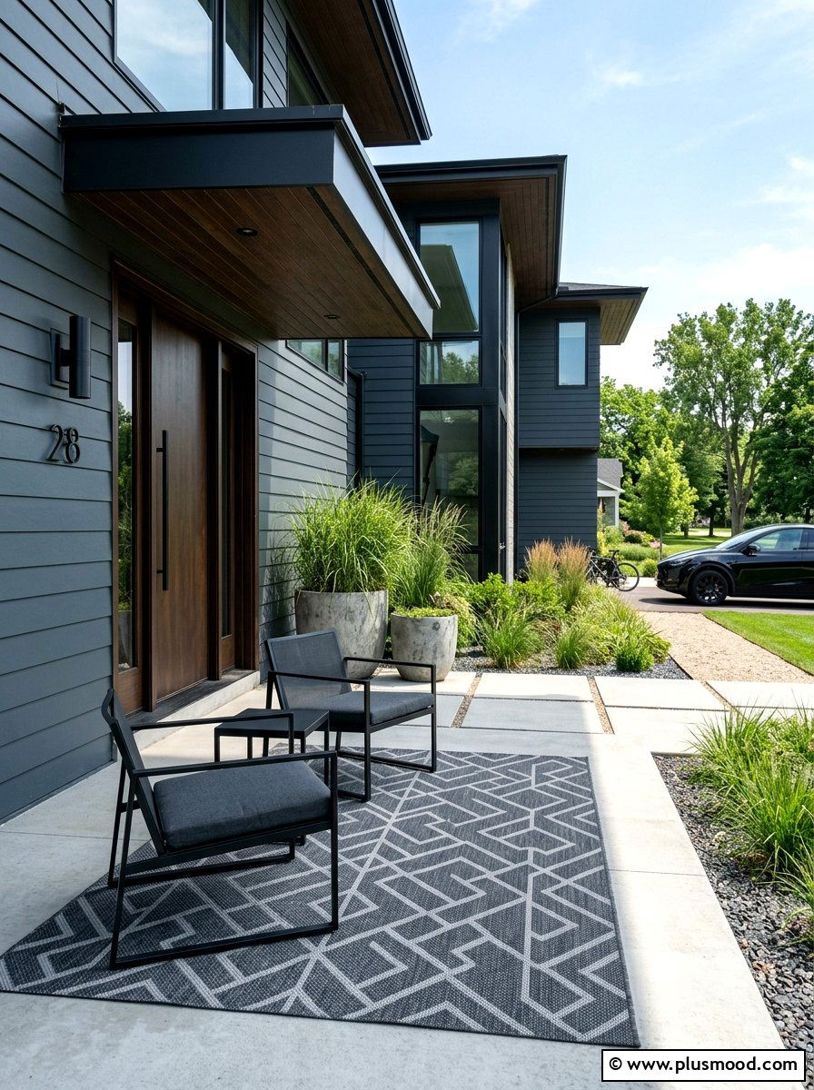 Modern Minimalist Front Porch - 25 fresh summer front porch ideas