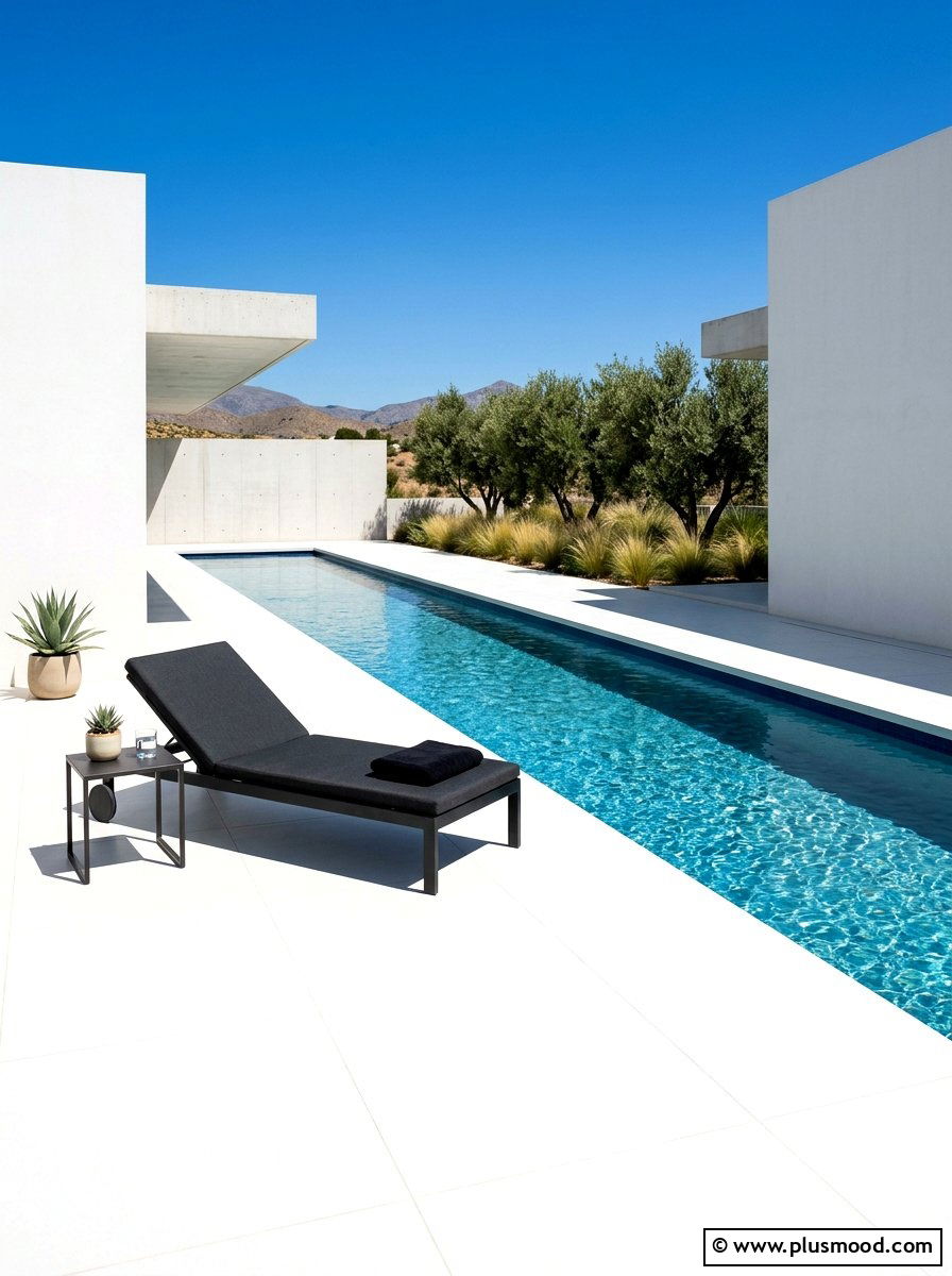 Modern Minimalist Pool Deck - 25 summer pool deck ideas