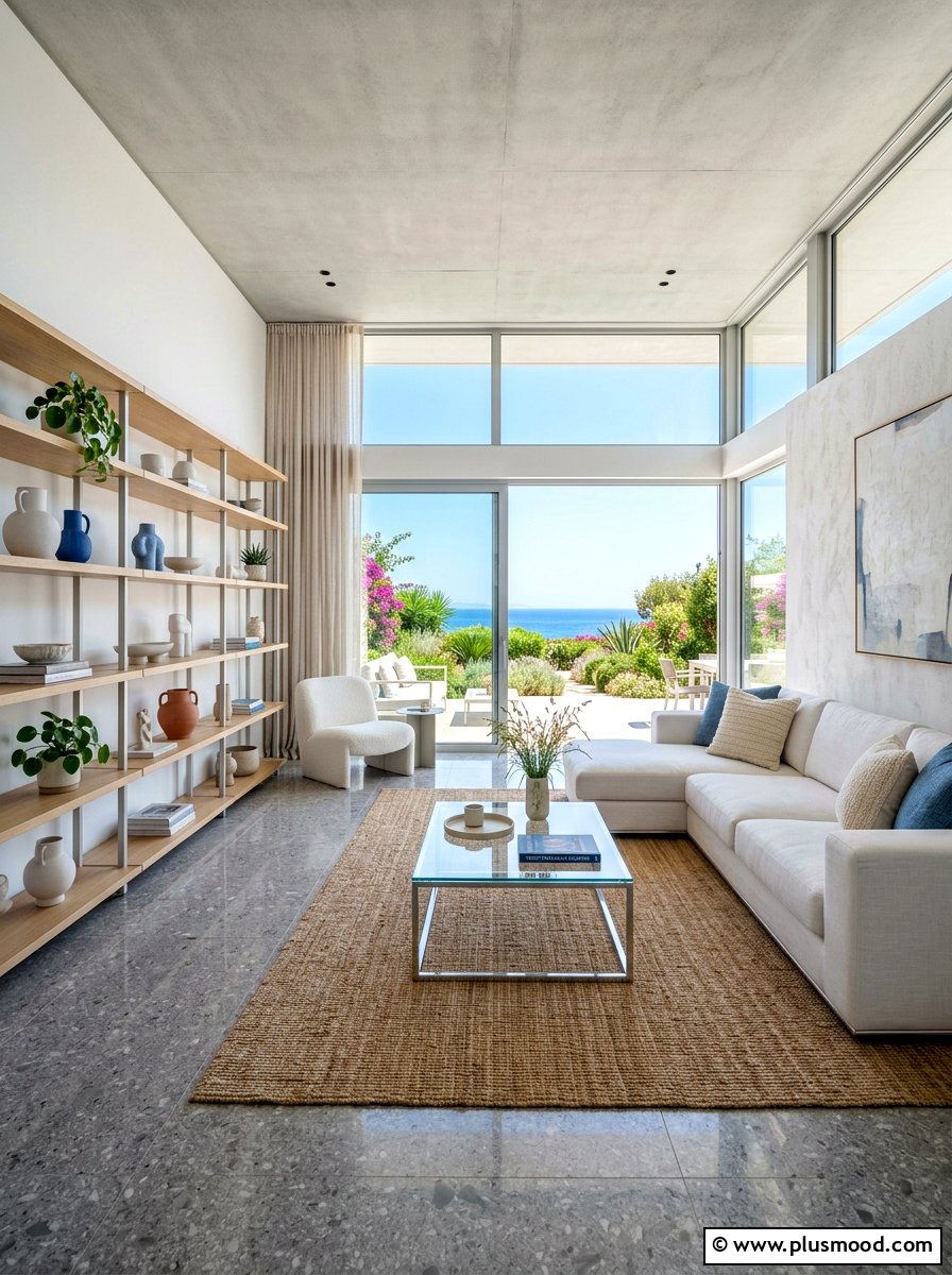 Modern Minimalist Summer Living Room - 25 summer easy living room makeover ideas
