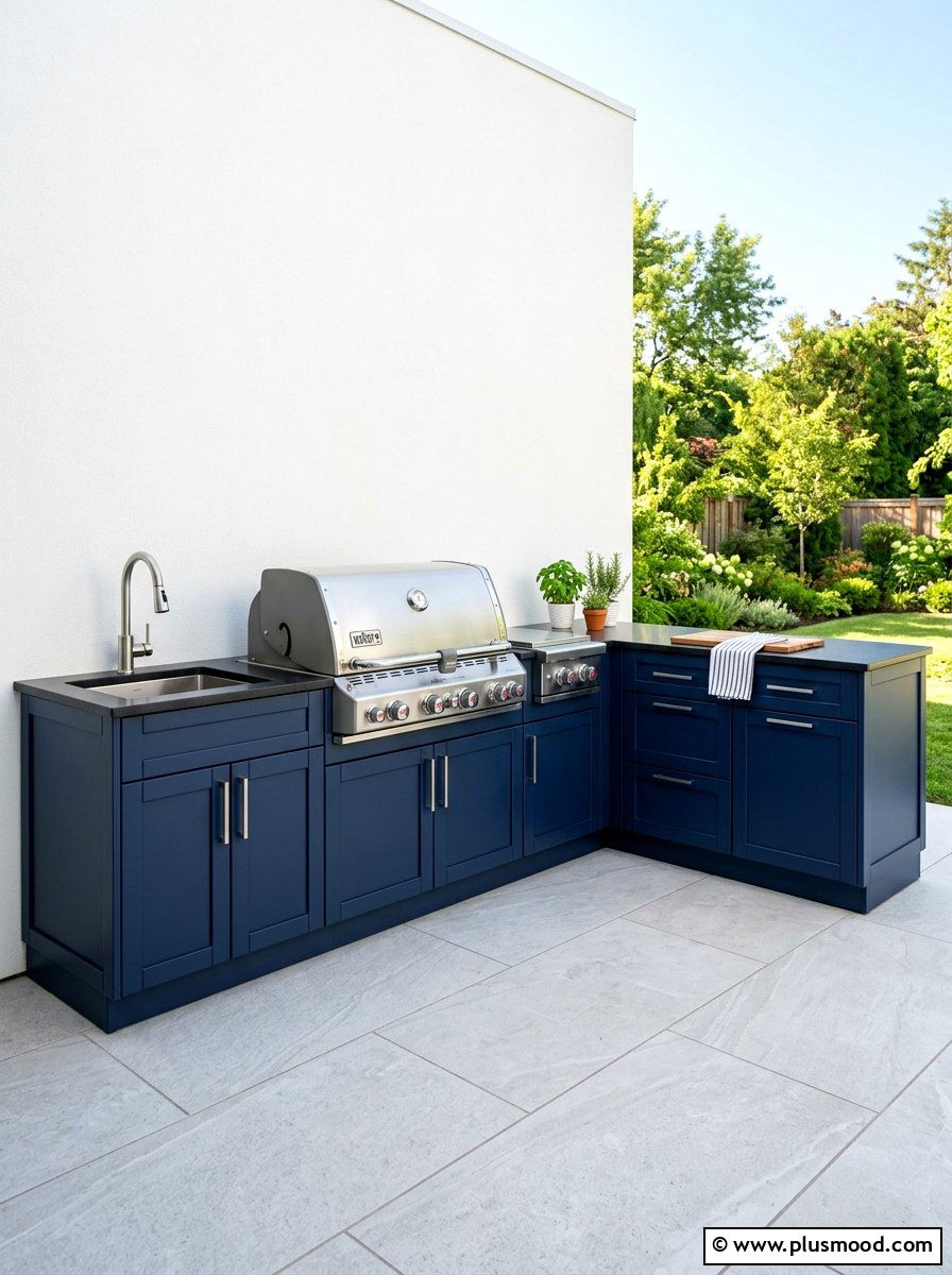 Modern Modular Cabinet System - 25 summer outdoor kitchen entertaining ideas