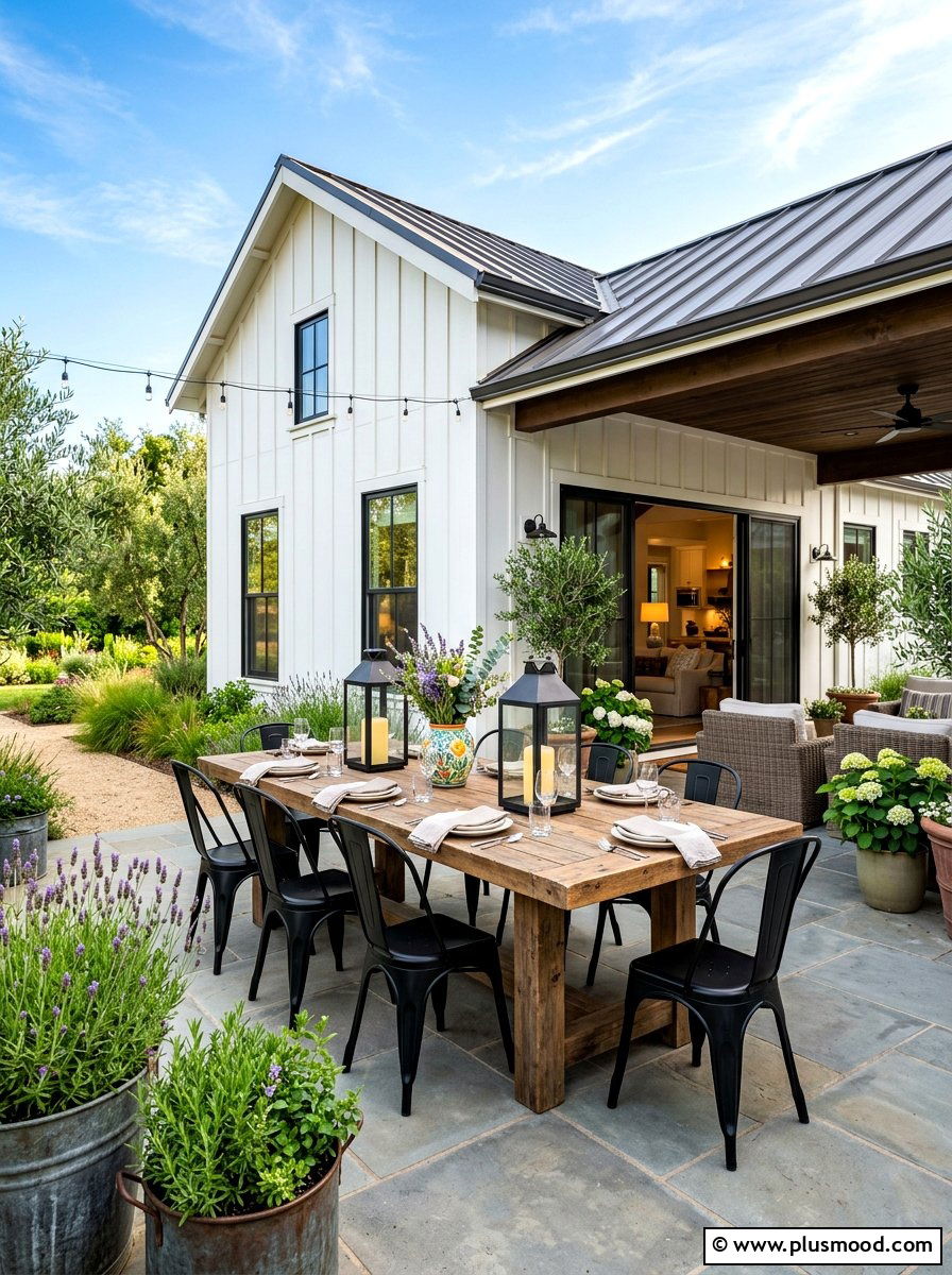 Modern Outdoor Dining - 25 summer modern landscaping ideas