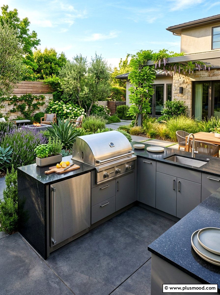 Modern Outdoor Kitchen - 25 best summer patio ideas